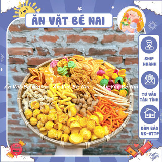 500G Snack Tá Lả Mix Vị Siêu Ngon Siêu Giòn Các Món Bim Bim Tá Lả HOT, đồ ăn vặt