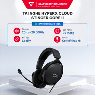 Tai nghe Gaming chụp tai HyperX Cloud Stinger Core II - Có dây - Bảo hành chính hãng