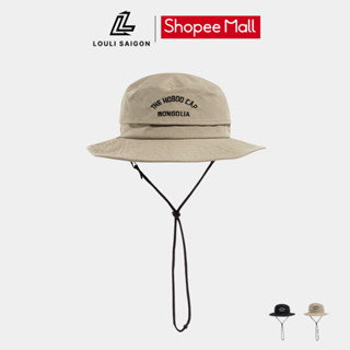 Mũ tai bèo LOULI SAIGON chống nắng nhanh khô cho nam nữ,nón cao bồi chống nắng du lịch camping MTB17