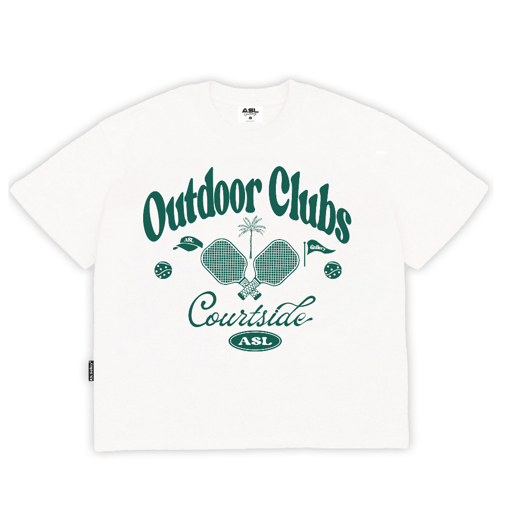 Áo Local Brand ASL Outdoor Clubs form Boxy Cotton