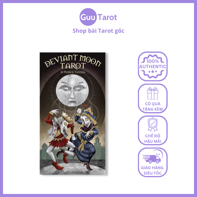 Bộ Bài Deviant Moon Tarot (Guu Tarot Shop)