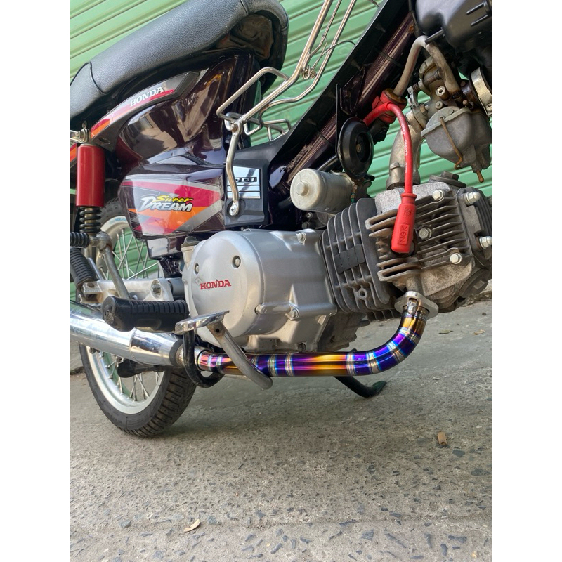 wave (100-50) dream cup si 50 ex 50 - phụ tùng cổ pô titan