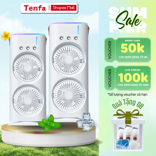 [XẢ HÀNG] Quạt điều hòa tích điện, phun sương , pin 4000mAh, BH12 tháng.