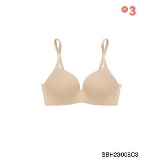  Áo Lót Không Gọng Mút Dày Vừa Nâng Ngực Vừa Không Viền May Màu Trơn Basic Soft Doomm By Sabina SBH23008 