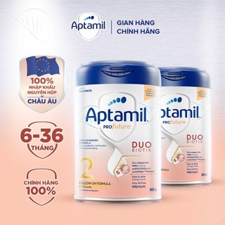[Hoả tốc - 0Đ] Combo 2 Sữa công thức Aptamil Profutura Duobiotik Hà Lan Số 2 (800g) - Nhập khẩu nguyên lon từ Châu Âu