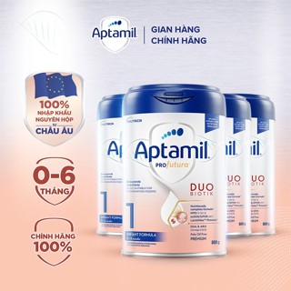 [Hoả tốc - 0Đ] Combo 4 Sữa Công Thức Aptamil Profutura Duobiotik Hà Lan số 1 (800g) - Nhập khẩu nguyên lon từ Châu Âu