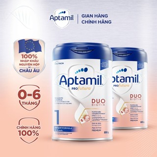 [Hoả tốc - 0Đ] Combo 2 Sữa Công Thức Aptamil Profutura Duobiotik Hà Lan Số 1 (800g) - Nhập khẩu nguyên lon từ Châu Âu