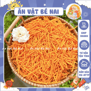  Tăm que cay phô mai giòn tan bim bim que cay tuổi thơ đồ ăn vặt - Ăn Vặt Bé Nai 