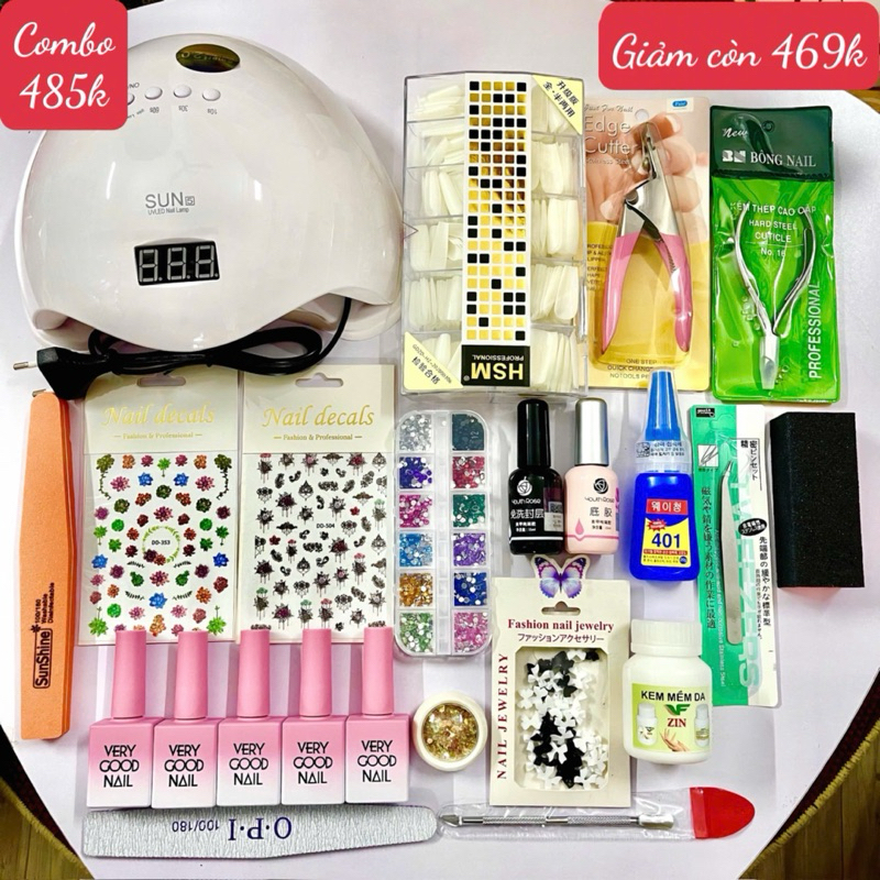 Combo nail , bộ đồ dùng làm nail cá nhân