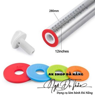 Cây lăn bột INOX 43cm ( AKSHOPCAMLE 2000.029)