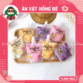 [BỊCH 10 TÚI] Nước Sữa Chua Trái Cây Yogurt 4 Vị, Sữa Chua Uống Giải Nhiệt, đồ ăn vặt