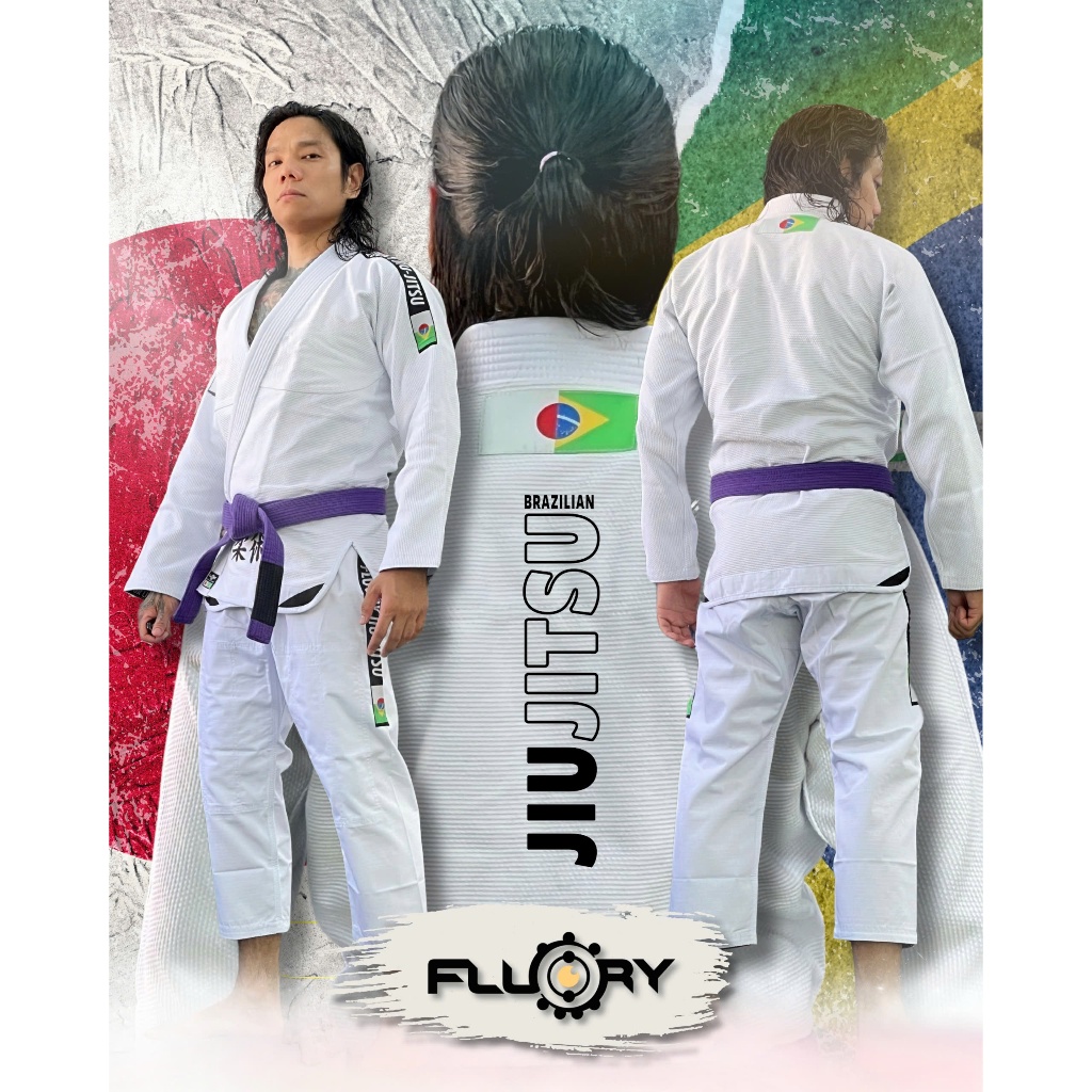 Bộ Võ Phục GI BJJ Cao Cấp 001, Vải Dày Bền Chắc, Thiết Kế Tối Giản, Phù Hợp Tập Luyện Và Thi Đấu