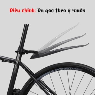 Dè Chắn Bùn Xe Đạp Touring 700c bản mới dày dặn, Dè chắn bùn xe đạp bánh nhỏ dẻo dai