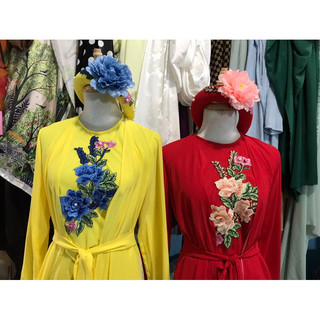 set tứ thân kèm mấn