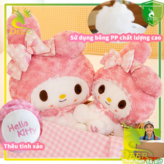 Hoa hồng Hello kitty Melody Gấu bông Hoạt hình dễ thương Búp bê đồ chơi sang trọng dành cho trẻ em