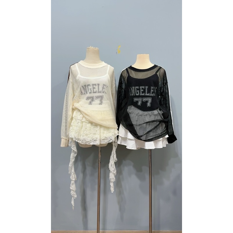 SĐ-18. Sét 3 món đầm bi from bí áo Ren tay dài kèm quần thun | BigBuy360 - bigbuy360.vn