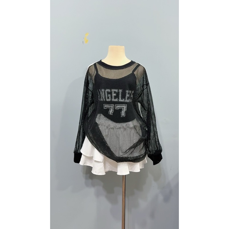 SĐ-18. Sét 3 món đầm bi from bí áo Ren tay dài kèm quần thun | BigBuy360 - bigbuy360.vn