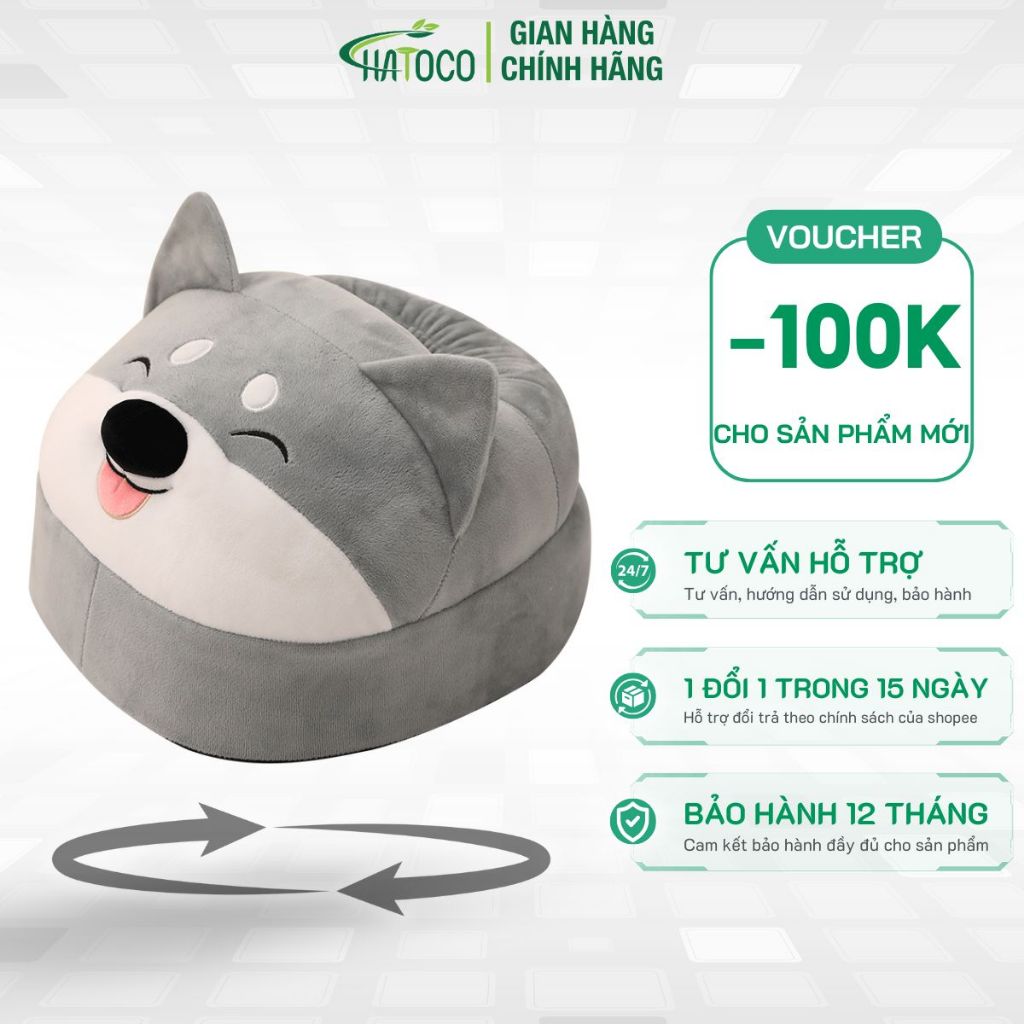 Máy Massage Chân Hatoco HTC-03 Giúp Xoa Bóp, Sưởi Ấm, Thư Giãn, Cải Thiện Tuần Hoàn Máu, Ngủ Ngon