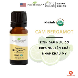 Tinh dầu Cam Bergamot Hữu Cơ Nguyên Chất Nhập Khẩu Mỹ Plant Therapy - USDA Organic Kid Safe Essential Oil 10mL