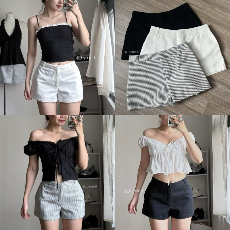 [SẴN HÀNG] TINI SHORT| Quần short cạp trễ | Bymintt
