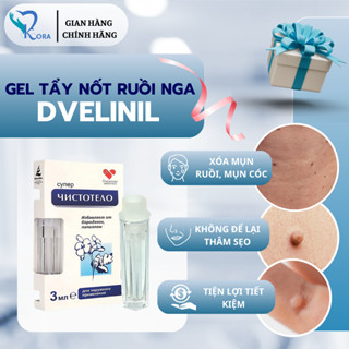 Serum Chấm Mụn Ruồi, Mụn Cóc, Mụn Thịt Dư, U Nhú Trên Da Dvelinil Nga 3ml 5 Ngày Hiệu Quả Không Thâm, Không Sẹo| KORA SH
