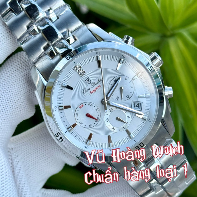 Đồng hồ nam OP full 6 kim lịch lãm. Chuẩn hàng loại 1. Máy Nhật, Kính sapphire