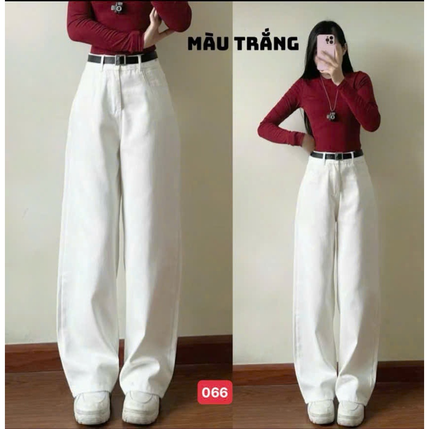 Quần jean nữ ống rộng thời trang A-T Fashion, quần baggy nữ chất denim dáng suông trẻ trung - MQ065