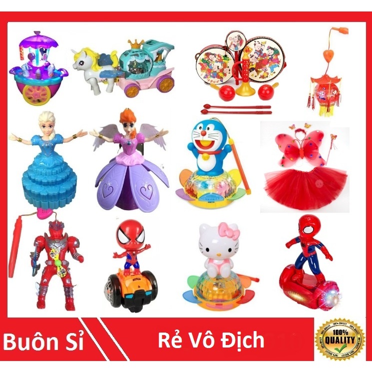 Đèn lồng Trung Thu Siêu Nhân | Người Nhện |Công chúa | Oto