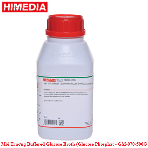 Môi Trường Vi Sinh Buffered Glucose Broth (Glucose Phosphat) GM070, Model: GM070-500g, Hãng: Himedia