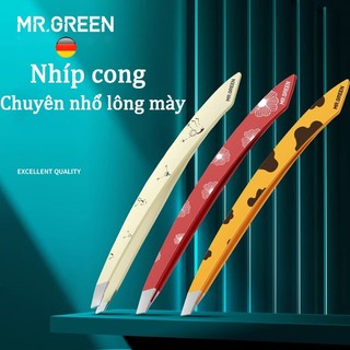 MR.GREEN, Nhíp cong  – Nhổ lông mày chuyên nghiệp, thép không gỉ