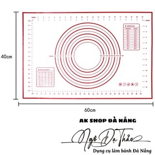 Tấm nhào bột silicon trắng 40*60 ( AKSHOPCAMLE 2000.041)