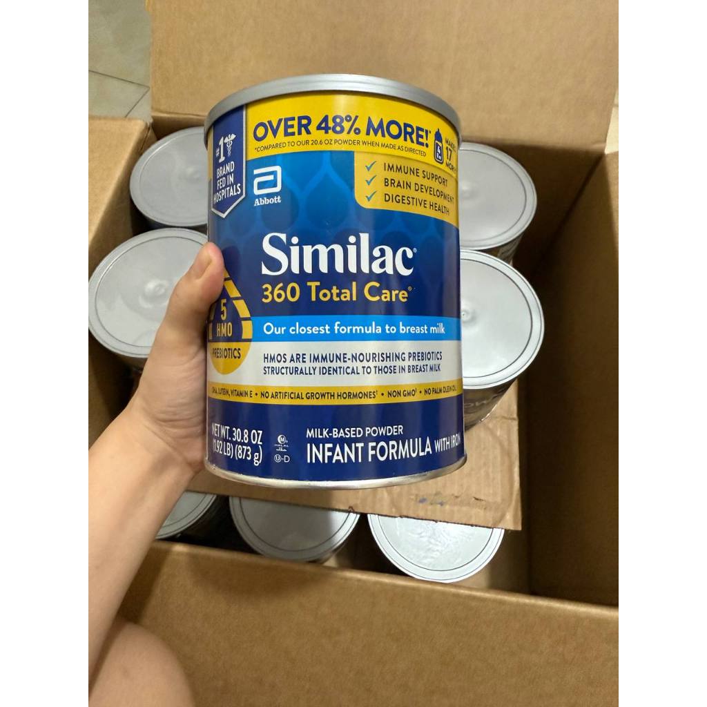 Sữa Similac cho bé từ 0-12 tháng 873g (Similac 360 Total Care 5 HMO Prebiotics)