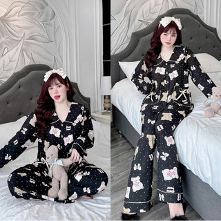 Đồ bộ Lụa phối 50-100kg mặc nhà cho nữ