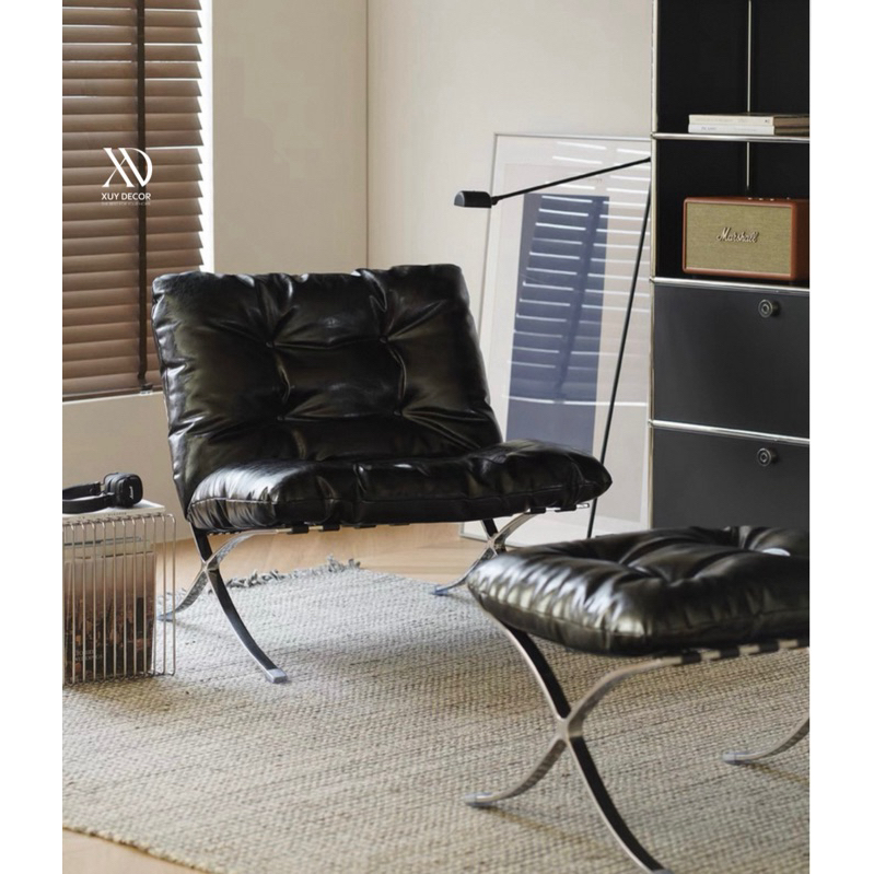Ghế thư giãn phong cách Cổ điển nhập khẩu cao cấp / Barcelona Chair