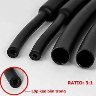   4 - 5 mét   Ống gen co nhiệt có keo chống nước 2.4-15mm tỷ lệ co 3:1 