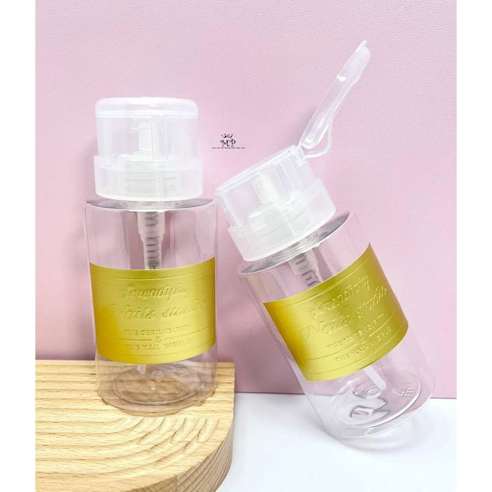 Bình Đựng AXETON, Nước lau gel 200 ml.