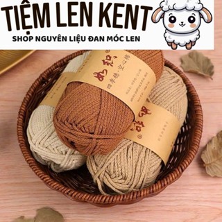  Sợi dệt Ruzhi 2.8mm 100gr Sợi Gai Sợi dệt gai cotton sợi móc túi móc nón 