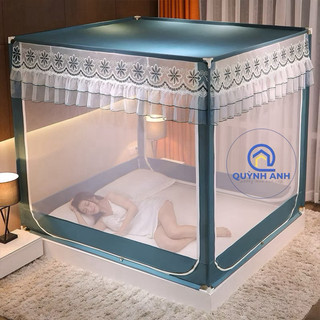  Màn Khung Không Khoan Tường Màn 2 Cửa Cao Cấp Đủ Kích Thước - Xưởng Màn Quỳnh Anh 