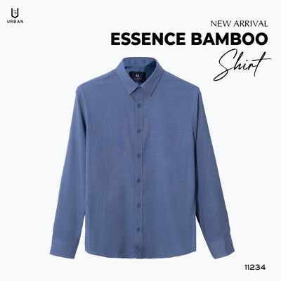 Áo sơ mi nam dài tay URBAN vải BAMBOO cao cấp mềm mịn ít nhăn luôn giữ phom dáng lịch sự NO.11234