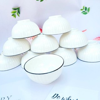 Combo 10 Chén Sứ Ăn Cơm  Đẹp Mắt/ Bát Ăn Cơm