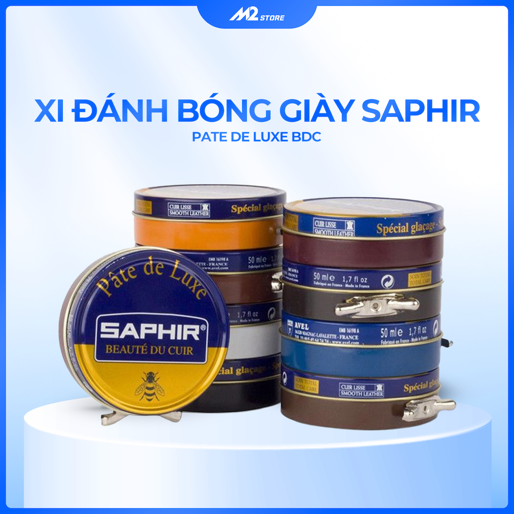 Xi đánh bóng giày Saphir Pate De Luxe BDC Pháp 50ml (XDG04)