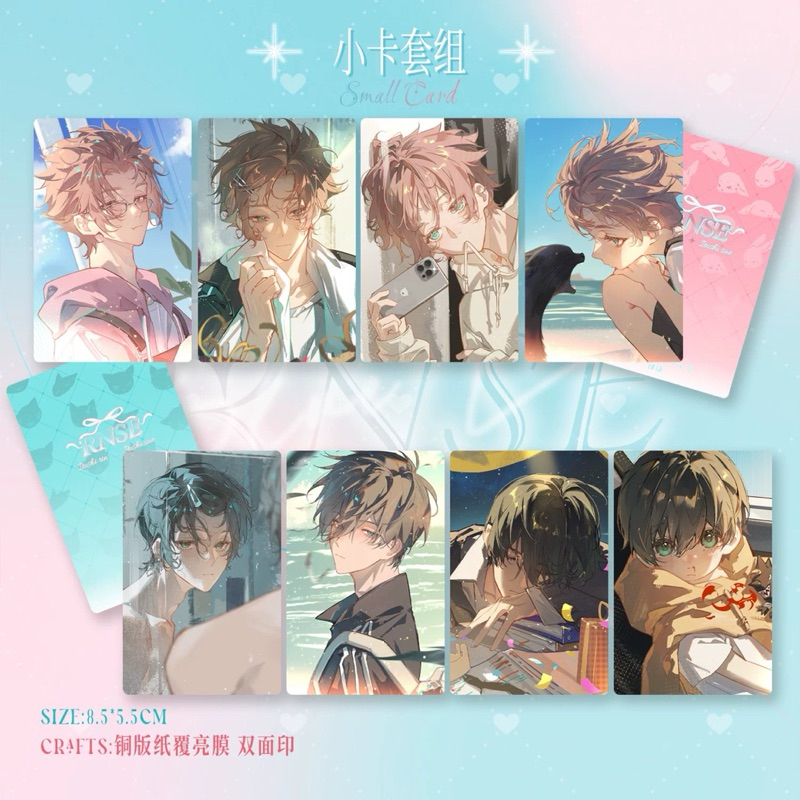 (Hàng artist Trung sẵn) Card bo góc pola Blue Lock couple RinSae Itoshi Rin Itoshi Sae Leisure Time