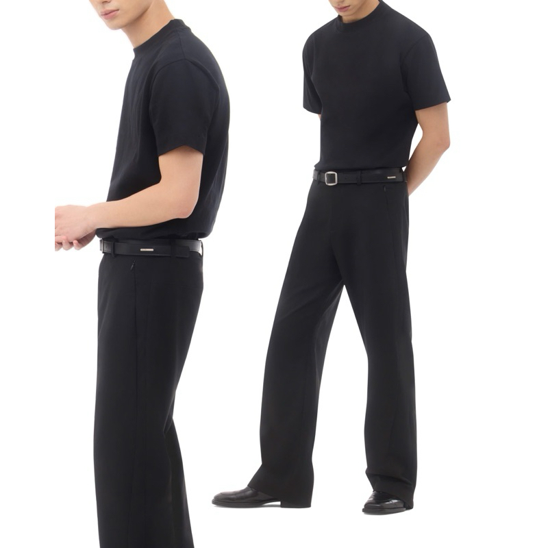 PROJECT 95 -  BLADE ZIPPED PANTS - QUẦN TÂY 2 TRONG 1 DÁNG SUÔNG VÀ LOE