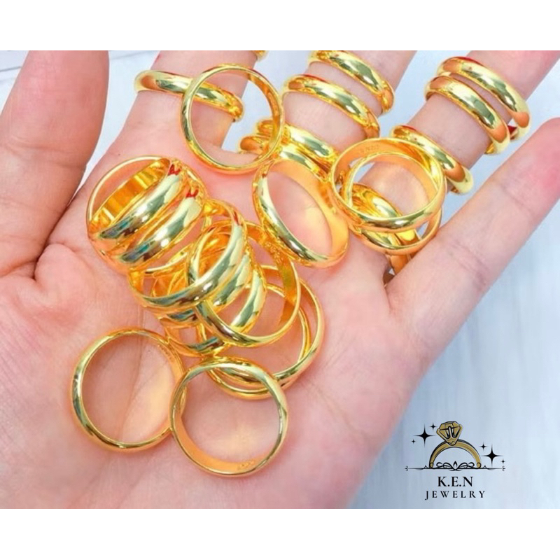 Nhẫn trơn 1 chỉ khắc 9999 mạ vàng , chuẩn đẹp bền màu , giống thật 100/100