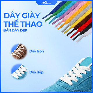 Dây giày thể thao sneaker dẹp nhiều màu nam nữ chính hãng chất lượng cao 120cm DG01