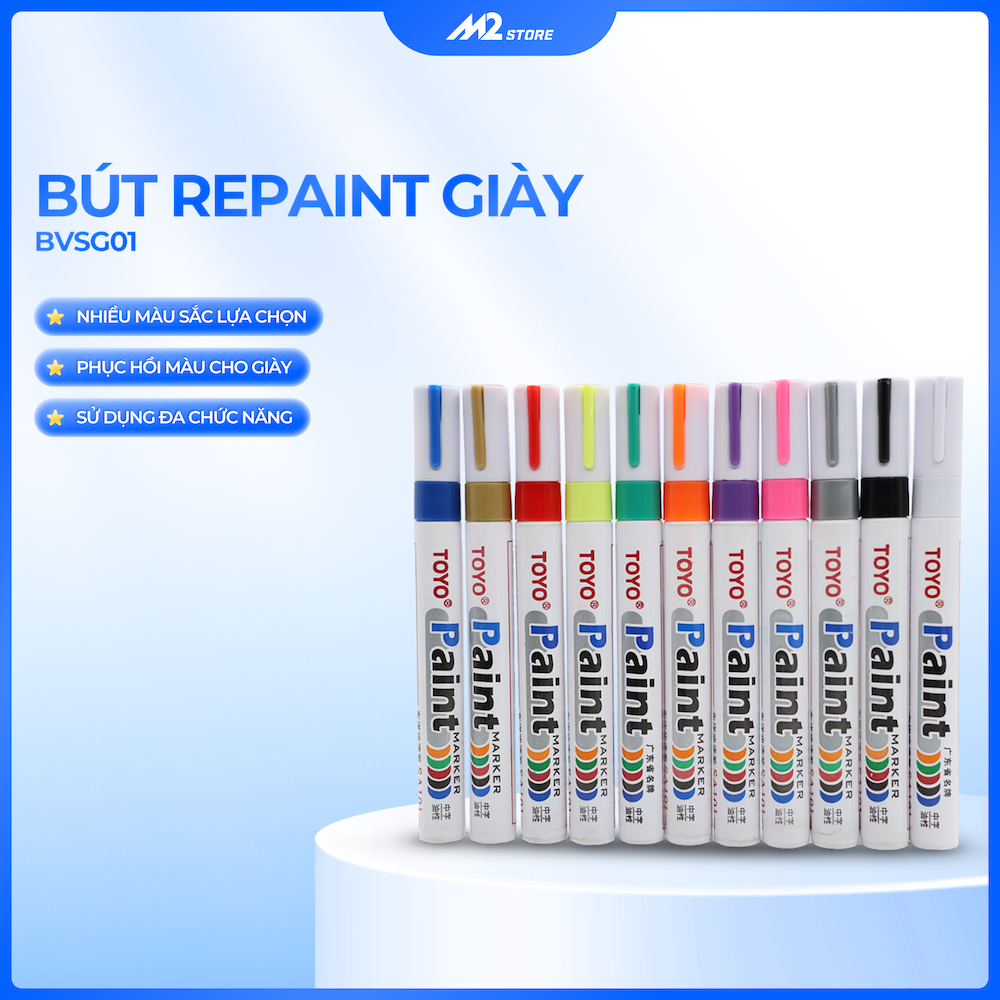 Bút Repaint giày tẩy trắng, làm mới phục hồi giày, siêu tốc (Chính hãng TOYO) BVSG01