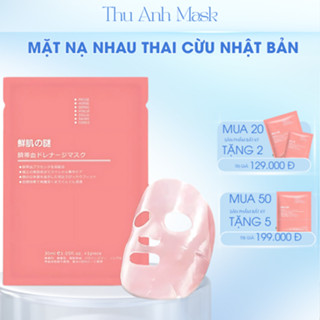 Mặt nạ nhau thai cừu cuống rốn tế bào gốc Nhật Bản Rwine Beauty dưỡng da, cung cấp độ ẩm, tái tạo collagen