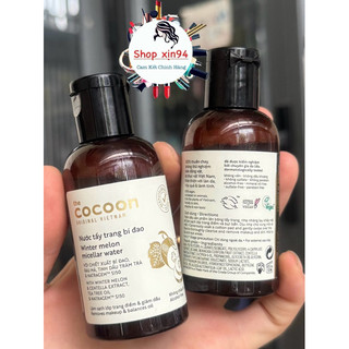   DATE 2028  Nước tẩy trang Bí Đa.o COCOON Sạch Sâu,Kiềm Dầu Minisize 50ml 