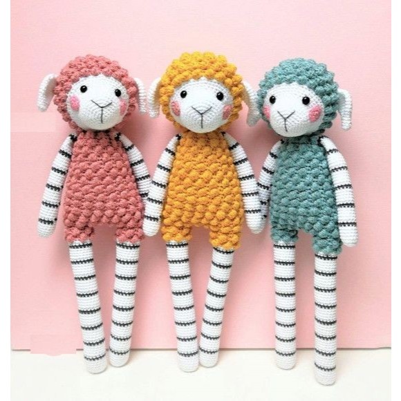 (PDF File) Chart móc len tiếng Việt Cừu chân dài