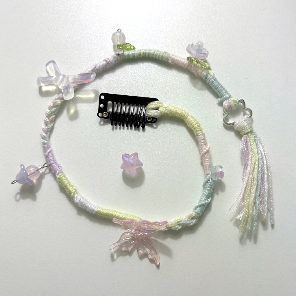Hairwrap tone pastel, hairclip, kẹp thời trang phụ kiện tóc